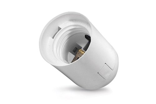 Патрон электрический термопластик UNIVersal E27 подвесной 4А 250В бел.  картинка 